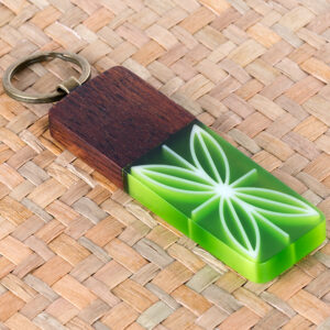 Frangipani Keyring