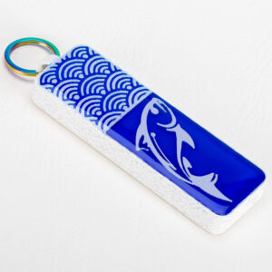 Jumping Fish Floating Keyring