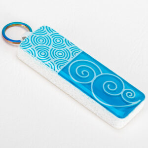 Waves Floating Keyring
